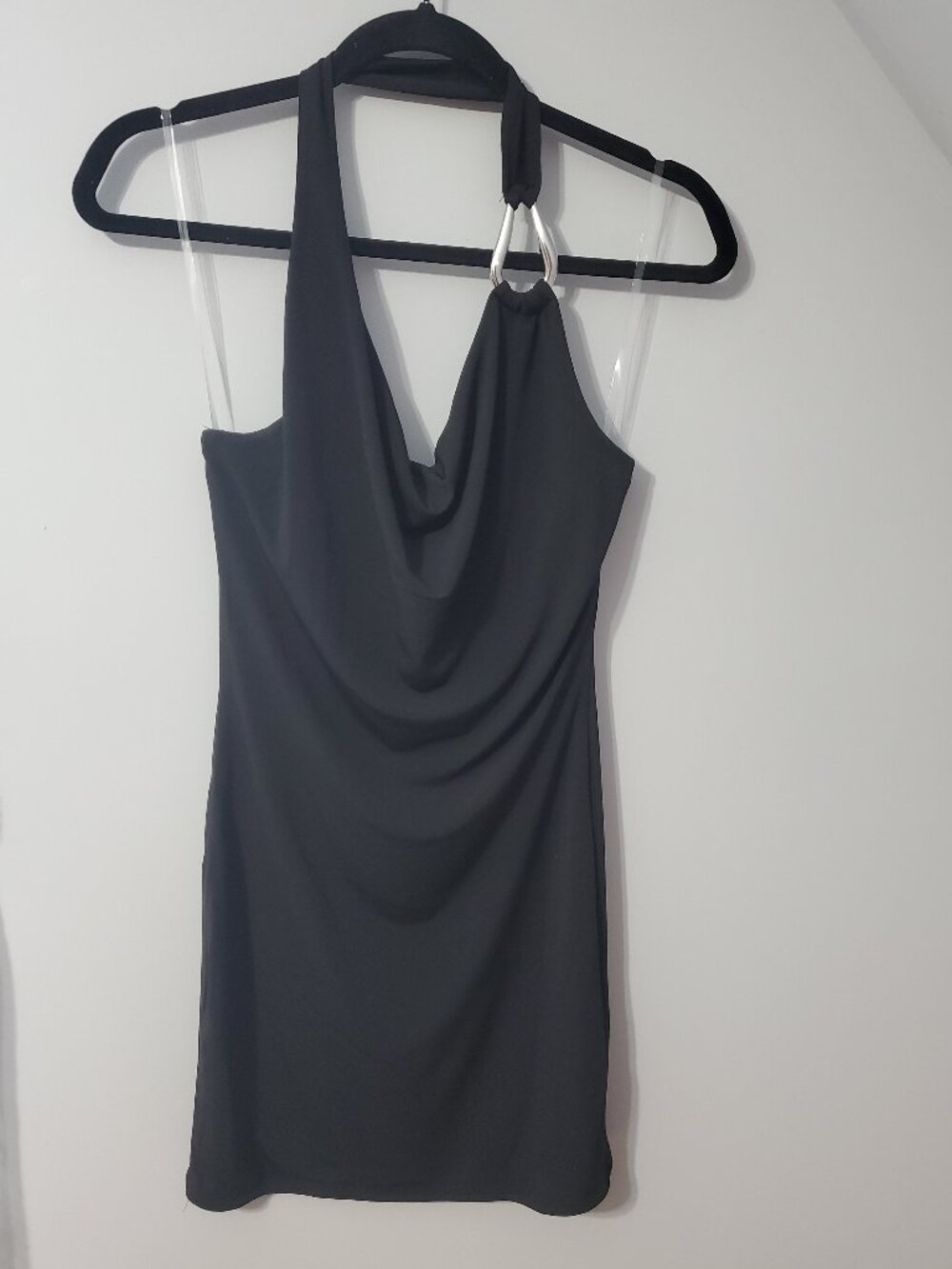 MADDEN GIRL Little Black Dress Sz Jr Small  Stretchy Comfy Lightweight